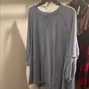 American Eagle Outfitters Blue Sweatshirt